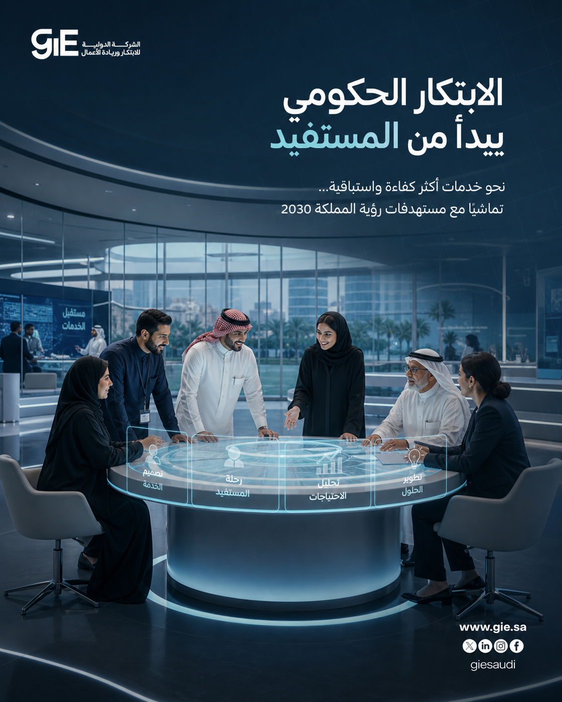 الابتكار الحكومي يبدأ من المستفيد